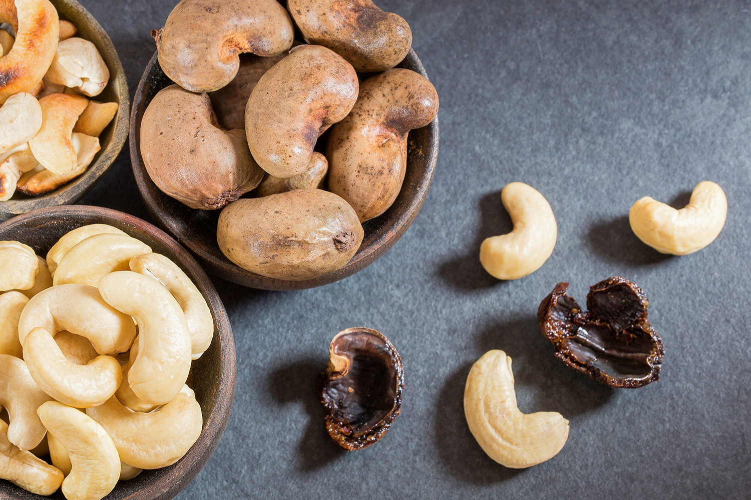 Natural,And,Roasted,Cashew,Nut,-,Anacardium,Occidentale